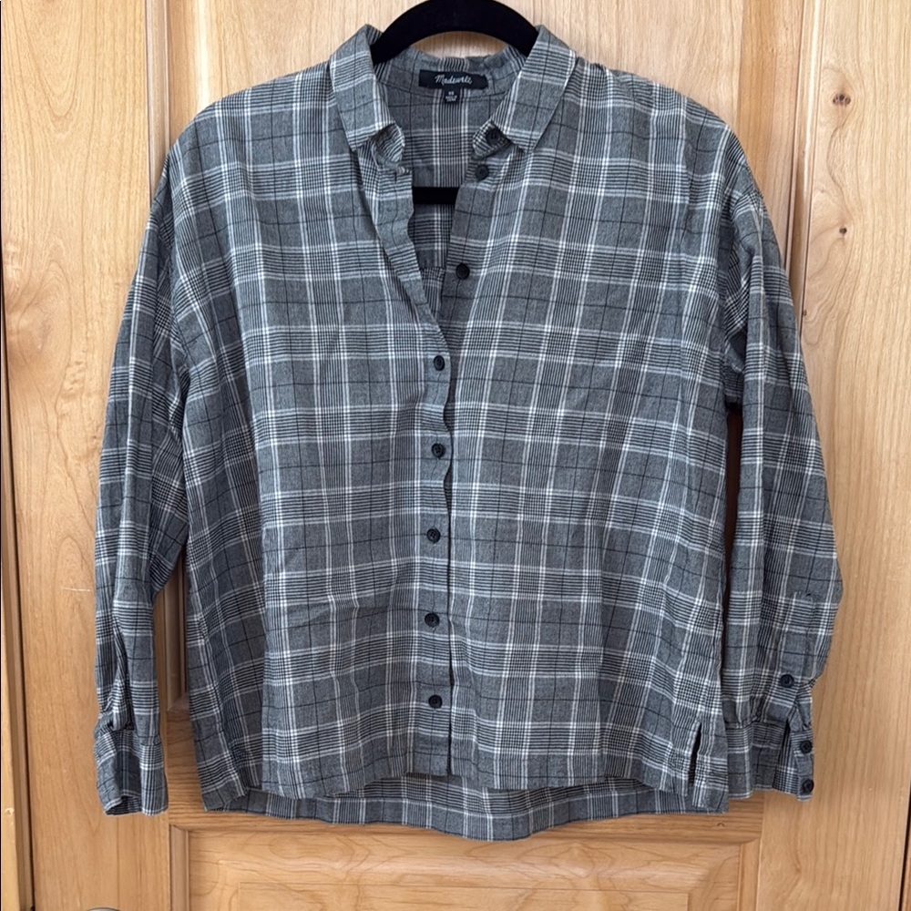 Plaid Gray Madewell Shirt